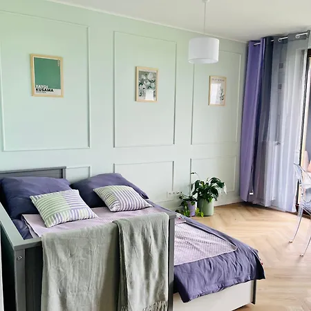Apartment Airport Wyscigi - City And Green View With Underground Garage Warsaw